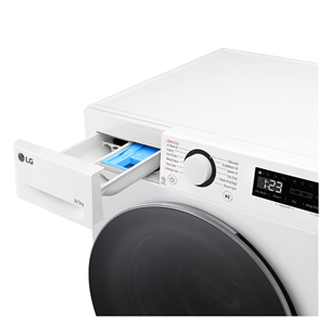 LG, 8 kg / 5 kg, depth 47,5 cm, 1200 rpm - Washer-dryer combo