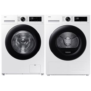 Samsung 9 kg + 9 kg - Front load washing machine + Clothes dryer