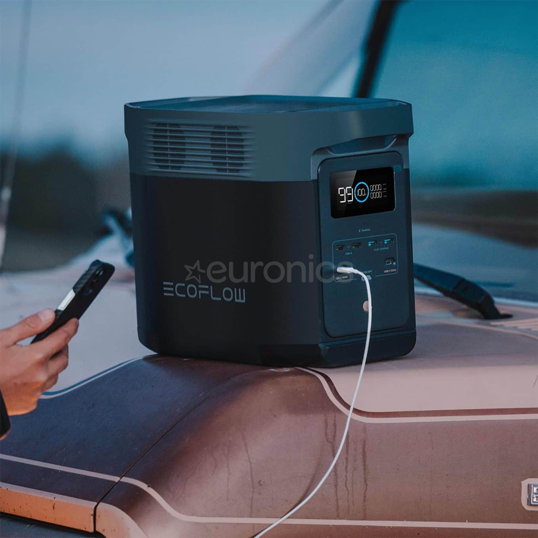 EcoFlow DELTA 2 1024 Wh - Pārnēsājama spēkstacija