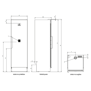 Electrolux Professional, 4 kg, white - Drying Cabinet