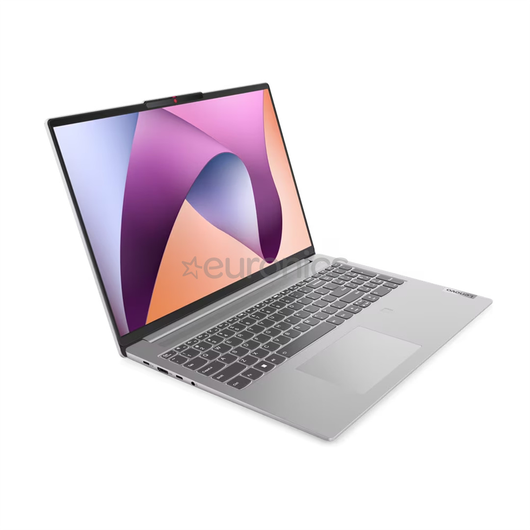 Lenovo IdeaPad Slim 5 16ABR8, 16'', WUXGA, Ryzen 7, 16 GB, 1 TB, ENG, pelēka - Portatīvais dators