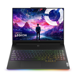 Lenovo Legion 9 16IRX8, 16'', 3.2K, Mini LED, 165 Hz, i9, 32 GB, 2 TB, RTX 4090, SWE, melna - Portatīvais dators 83AG000FMX