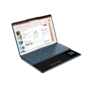 Lenovo Yoga Book 9 13IRU8, 13,3'', 2.8K, OLED, skārienjutīgs, i7, 16 GB, 1 TB, ENG, zila - Portatīvais dators