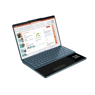 Lenovo Yoga Book 9 13IRU8, 13,3'', 2.8K, OLED, сенсорный, i7, 16 ГБ, 1 ТБ, ENG, бирюзовый - Ноутбук