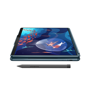 Lenovo Yoga Book 9 13IRU8, 13,3'', 2.8K, OLED, сенсорный, i7, 16 ГБ, 1 ТБ, ENG, бирюзовый - Ноутбук