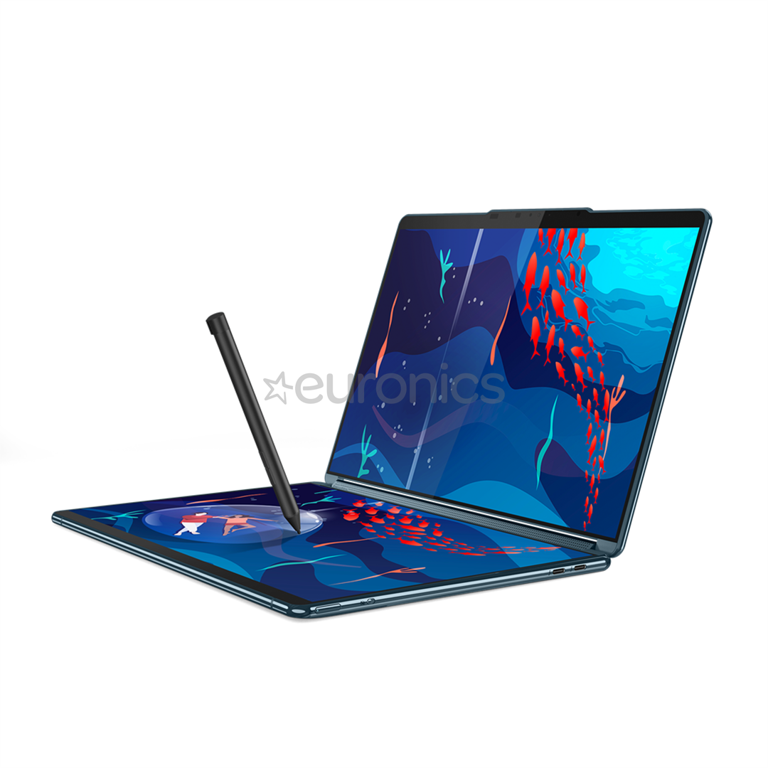 Lenovo Yoga Book 9 13IRU8, 13,3'', 2.8K, OLED, skārienjutīgs, i7, 16 GB, 1 TB, ENG, zila - Portatīvais dators