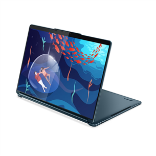 Lenovo Yoga Book 9 13IRU8, 13,3'', 2.8K, OLED, skārienjutīgs, i7, 16 GB, 1 TB, ENG, zila - Portatīvais dators