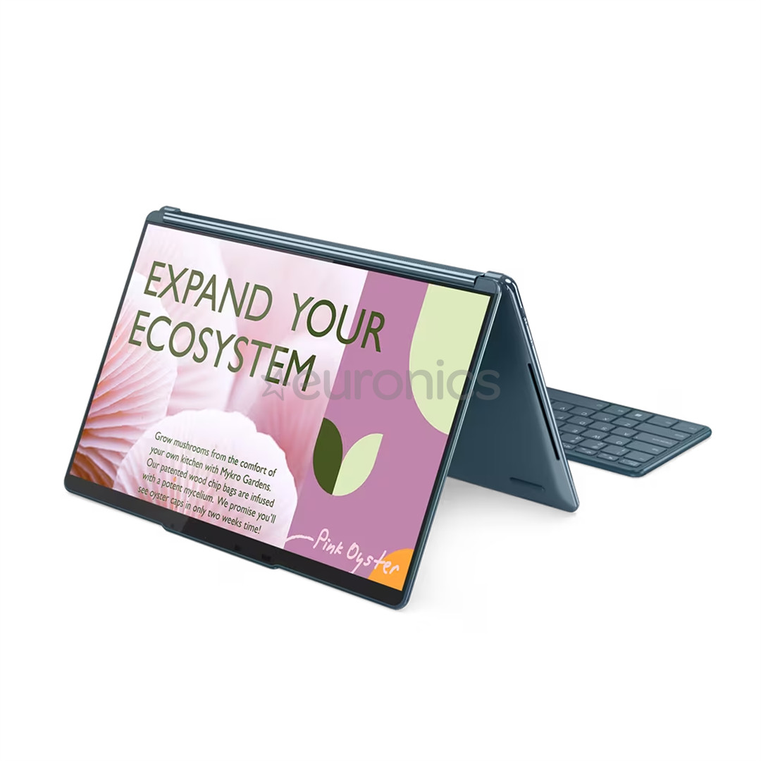 Lenovo Yoga Book 9 13IRU8, 13,3'', 2.8K, OLED, skārienjutīgs, i7, 16 GB, 1 TB, ENG, zila - Portatīvais dators