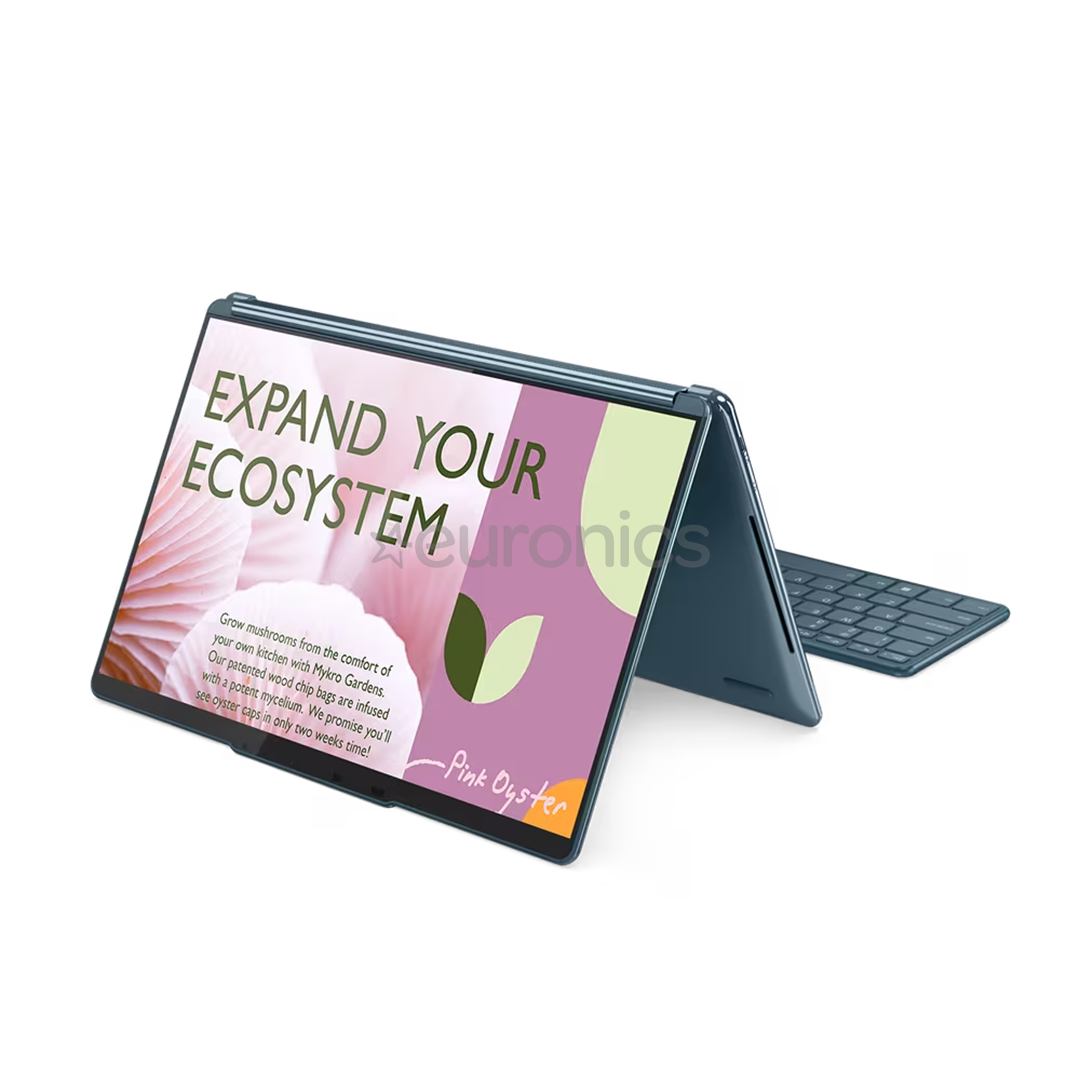 Lenovo Yoga Book 9 13IRU8, 13,3'', 2.8K, OLED, skārienjutīgs, i7, 16 GB, 1 TB, ENG, zila - Portatīvais dators