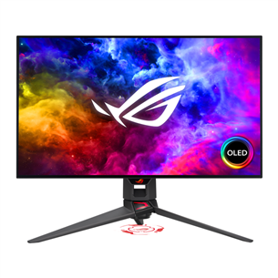 Asus ROG Swift OLED PG27AQDM, 27", QHD, 240 Hz, OLED, melna - Monitors PG27AQDM