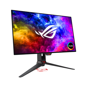 Asus ROG Swift OLED PG27AQDM, 27", QHD, 240 Hz, OLED, melna - Monitors