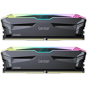 Lexar Ares, 32 GB (2x 16 GB), DDR5, 6000 MHz, RGB - Operatīvā atmiņa LD5BU016G-R6000GDLA