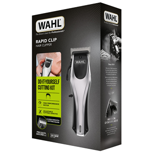 Wahl Rapid Clip, 0.7-25 mm, pelēka - Matu griežamā mašīna