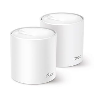 TP-Link Deco X50, WiFi 6, mesh, 2 gab., balta - Bezvadu rūteris DECO-X50-2-PACK