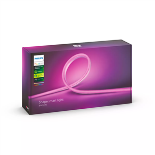 Philips Hue Lightstrip Outdoor, White and Color Ambiance, 5 m, krāsu - Viedā LED lenta