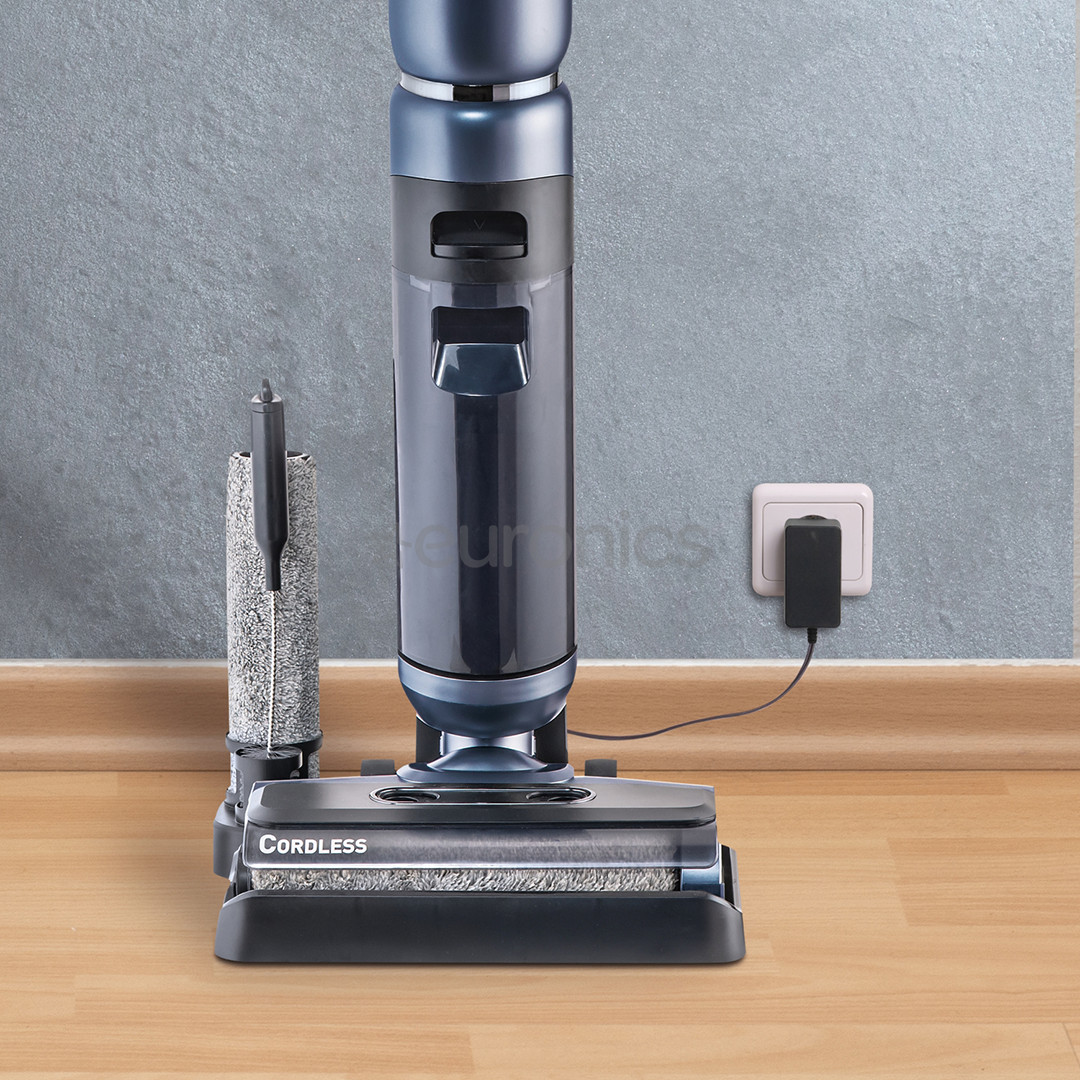 Thomas Aqua FloorCleaner Cordless Plus, zila - Bezvadu putekļu sūcējs