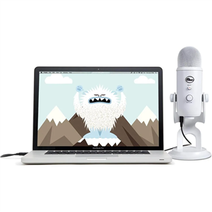 Blue Yeti, USB, balta - Mikrofons