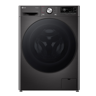 LG, 11 kg / 6 kg, depth 56,5 cm, 1400 rpm, black - Washer-dryer combo