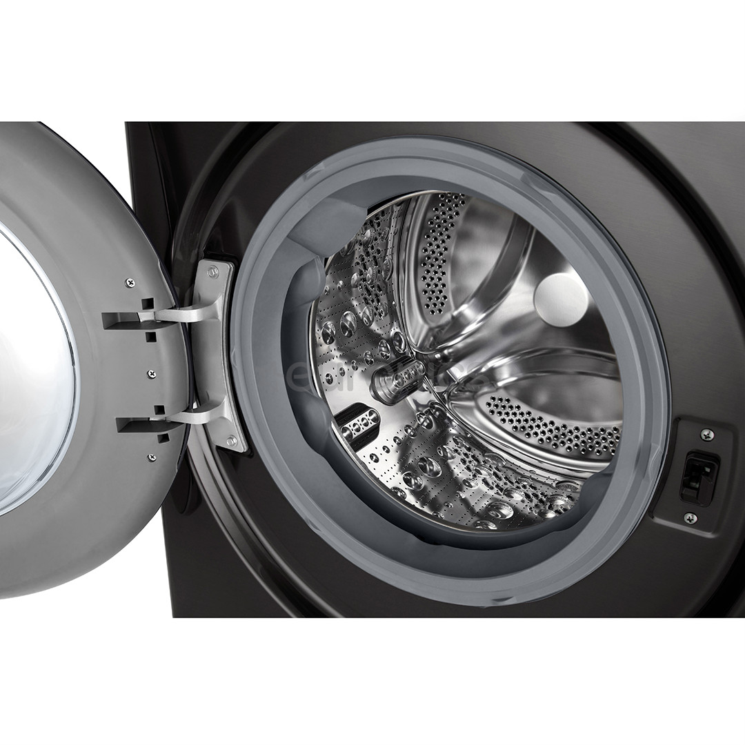 LG, 11 кг / 6 кг, глубина 56,5 см, 1400 об/мин, черный - Стирально-сушильная машина