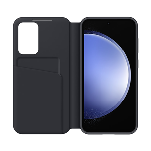 Samsung Smart View Wallet, Galaxy S23 FE, melna - Apvalks viedtālrunim