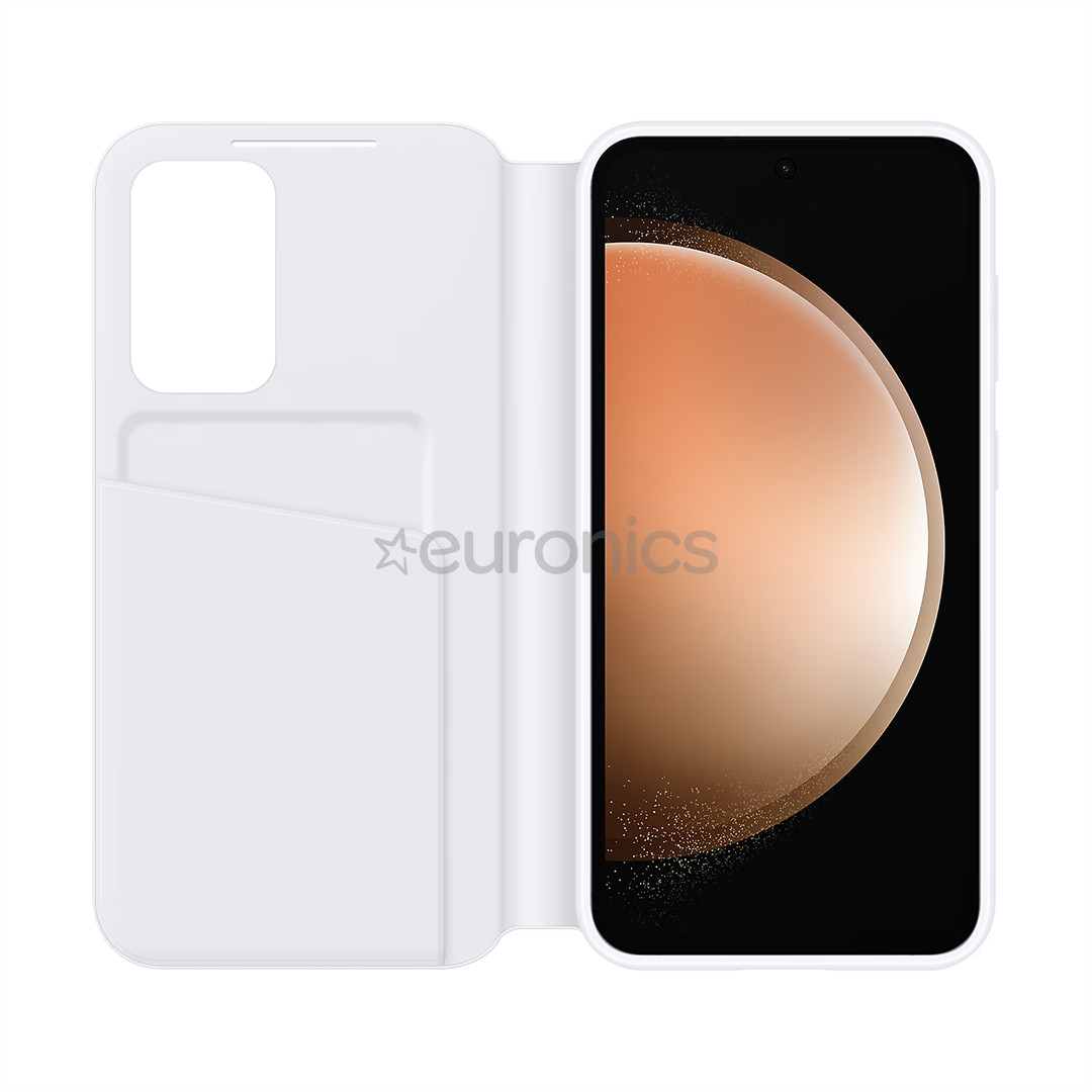 Samsung Smart View Wallet, Galaxy S23 FE, balta - Apvalks viedtālrunim
