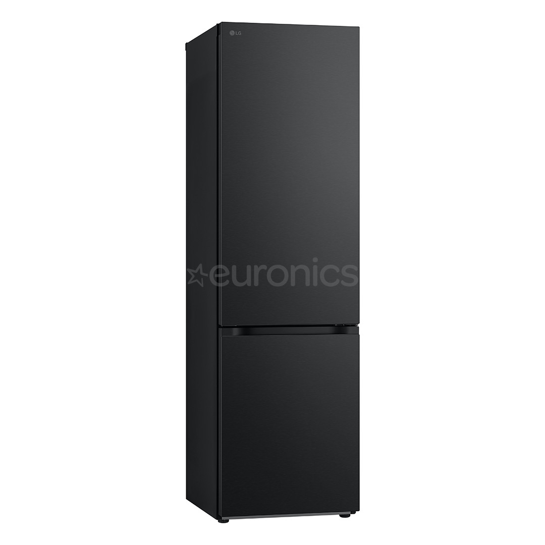LG, NoFrost, 387 L, 203 cm, black - Refrigerator