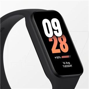 Xiaomi Smart Band 8 Active, melna - Aktivitātes uzraudzītājs