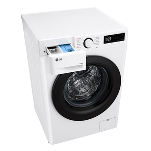 LG, 9 kg / 6 kg, depth 56,5 cm, 1400 rpm - Washer-dryer combo