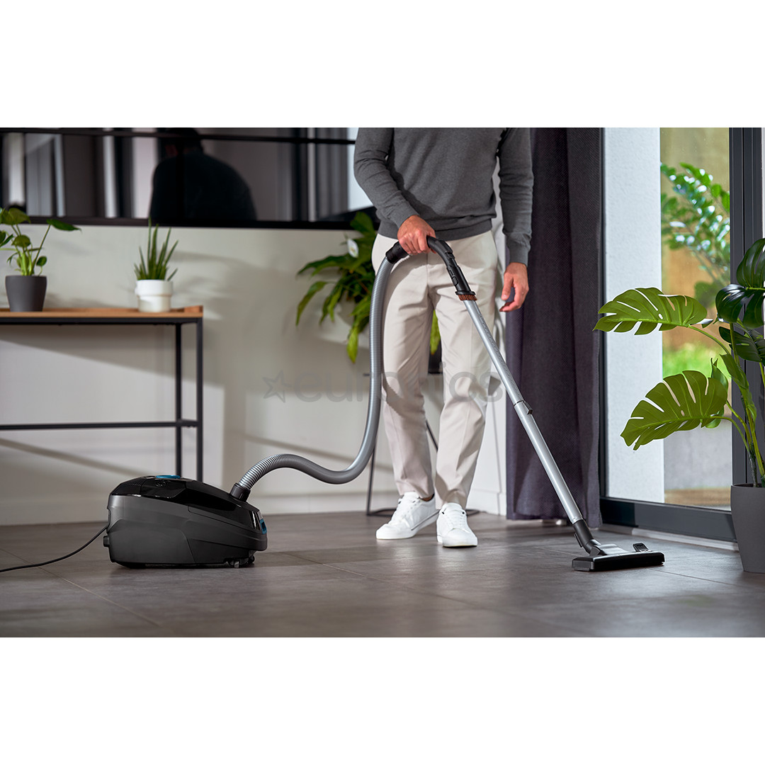 Tefal Green Force Max, 900 W, melna - Putekļu sūcējs