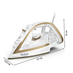 Tefal Puregliss, 2900 W, balta - Tvaika gludeklis