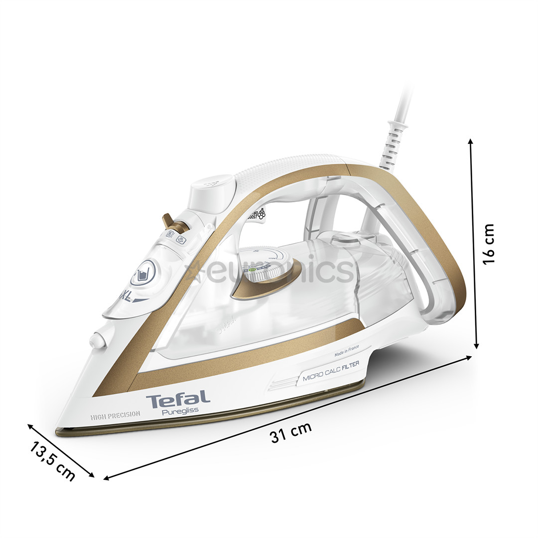 Tefal Puregliss, 2900 W, white - Steam iron
