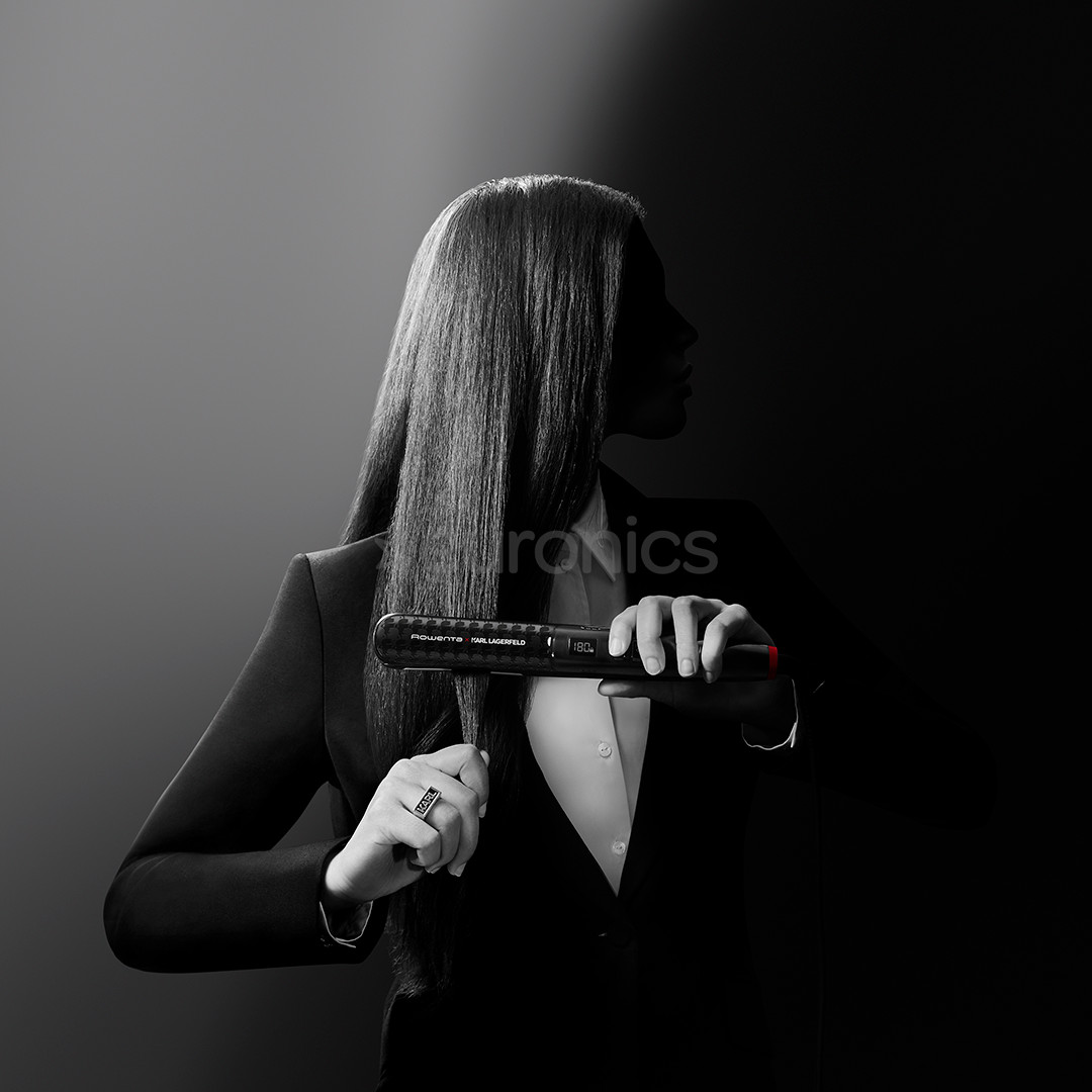 Rowenta x KARL LAGERFELD K/Pro Stylist, черный - Щипцы для выпрямления волос
