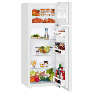 Liebherr, SmartFrost, 233 L, height 141 cm, white - Refrigerator