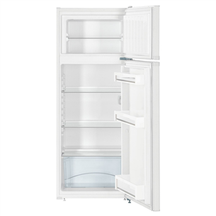 Liebherr, SmartFrost, 233 L, height 141 cm, white - Refrigerator