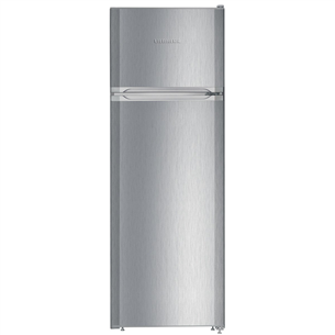 Liebherr, SmartFrost, 270 L, augstums 158 cm, sudraba - Ledusskapis CTELE2931