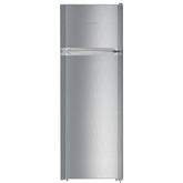 Liebherr, SmartFrost, 270 L, augstums 158 cm, sudraba - Ledusskapis