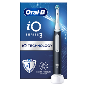 Braun Oral-B iO3, matēta melna - Elektriskā zobu birste