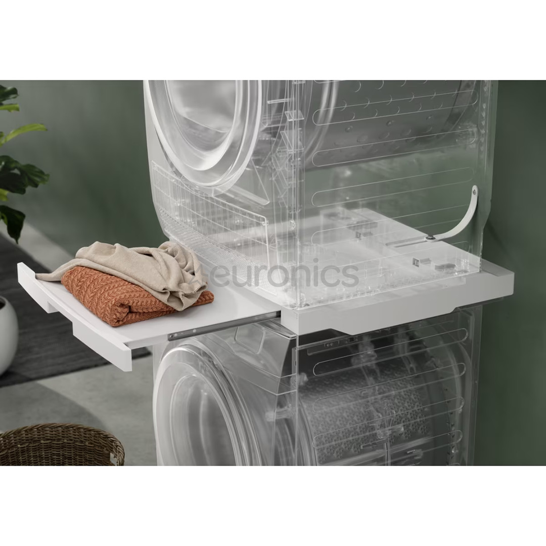 Electrolux, white - Stacking kit with pull-out shelf