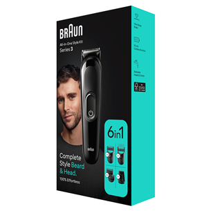 Braun Series 3, 6 в 1, черный - Мультитриммеp