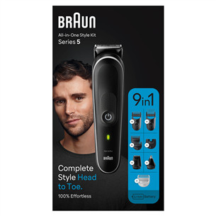 Braun Series 5, 9 в 1, черный - Мультитриммеp