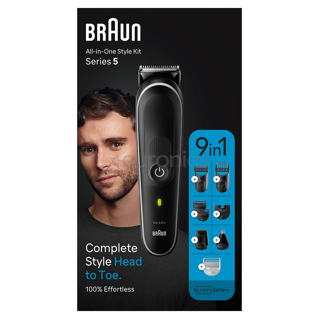 Braun Series 5, 9 в 1, черный - Мультитриммеp