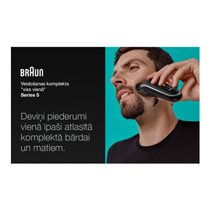 Braun Series 5, 9-in 1, black - Multi grooming kit