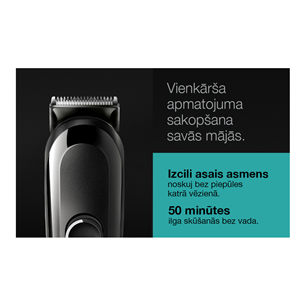 Braun Series 3, 6-in-1, black - Multi grooming kit