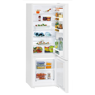 Liebherr, SmartFrost, 266 L, augstums 162 cm, balta - Ledusskapis