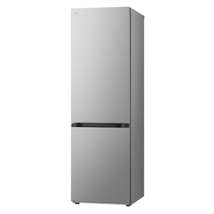 LG, NoFrost, 344 L, 186 cm, silver - Refrigerator