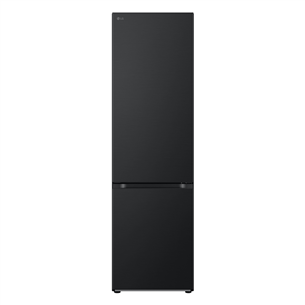 LG, NoFrost, 387 L, 203 cm, black - Refrigerator