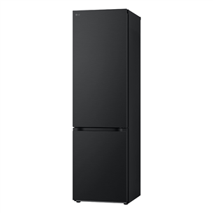 LG, NoFrost, 387 L, 203 cm, black - Refrigerator