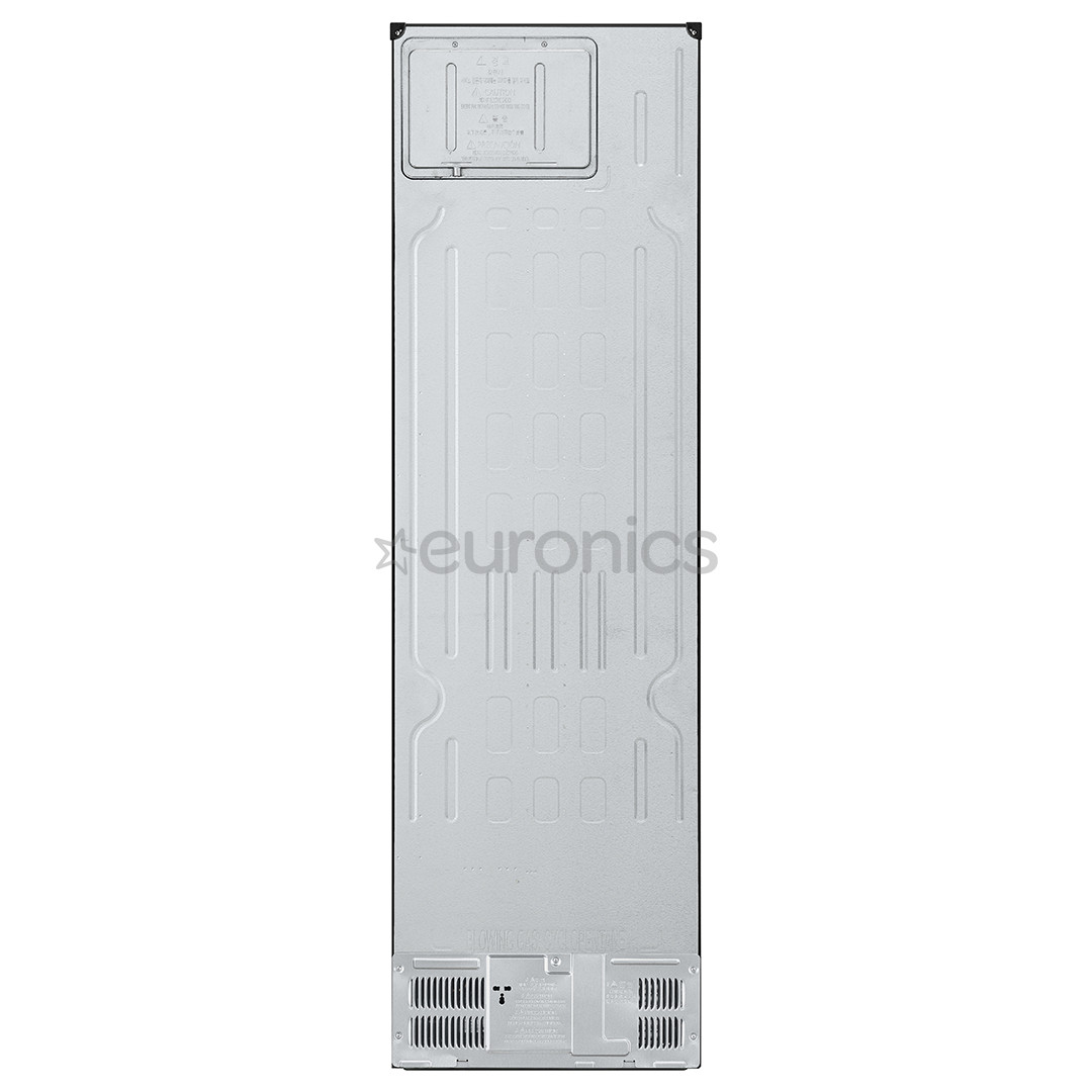 LG, NoFrost, 387 L, augstums 203 cm, melna - Ledusskapis