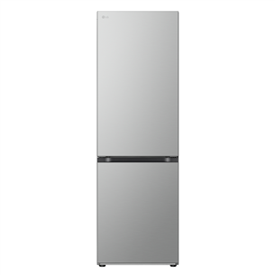 LG, NoFrost, 344 L, 186 cm, silver - Refrigerator