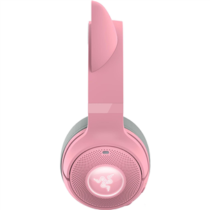 Razer Kraken Kitty V2 BT, rozā - Austiņas ar mikrofonu